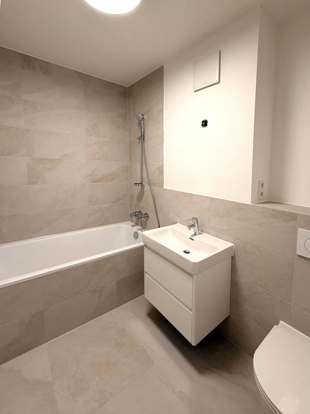 Musterwohnung: Bad mit Badewanne