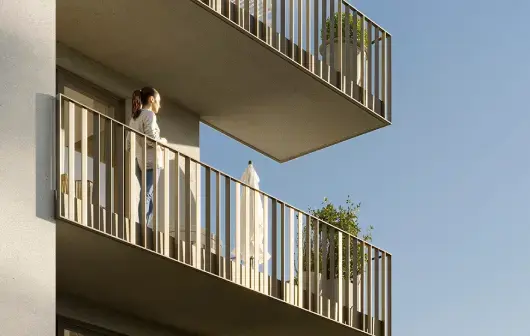 Visualisierung Balkongeländer