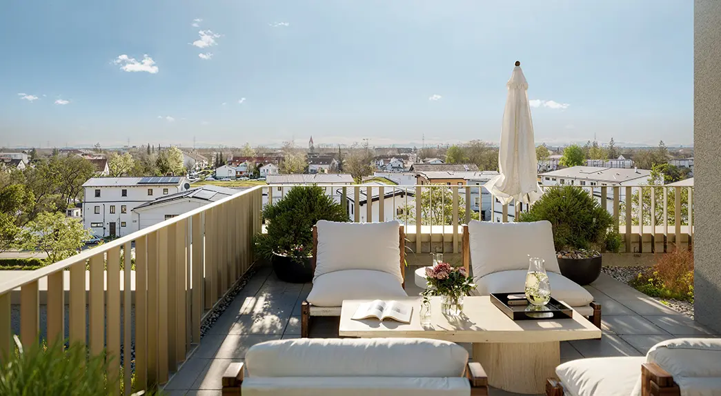 Visualisierung Dachterrasse